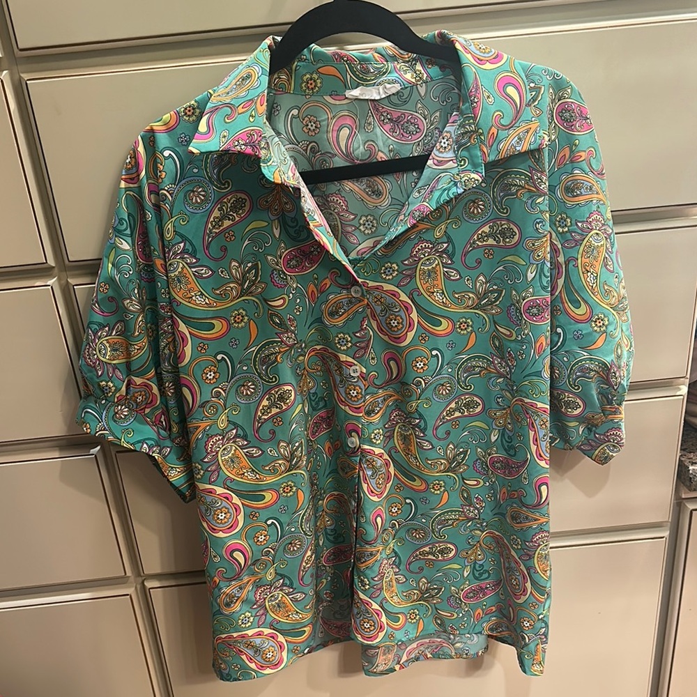 Emily Wonder Puff Sleeve Satin Top